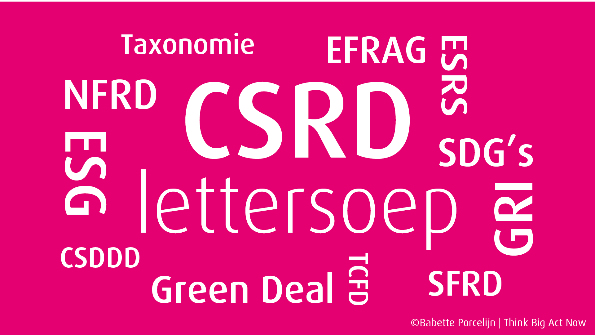 2. CSRD, ESG, SDG’S,GRI…HELP!