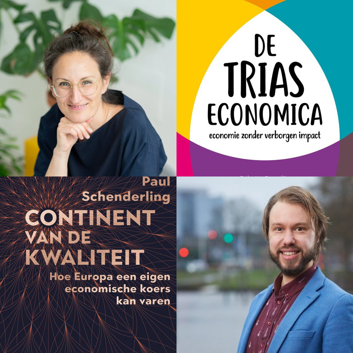 Trias economica en continent van de kwaliteit